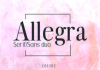 Allegra Duo Font - Featured Image