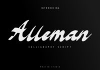 Alleman Font - Featured Image