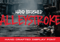 Alleystroke Font - Featured Image