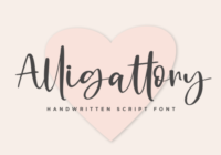 Alligattory Font - Featured Image
