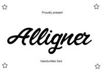 Alligner Font - Featured Image