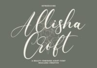 Allisha Croft Font - Featured Image