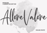 Allore Valore Font - Featured Image