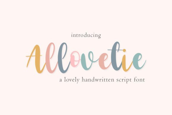 Allovetie Font - Featured Image