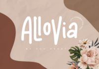 Allovia Font - Featured Image