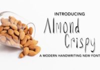 Almond Crispy Font - Featured Image