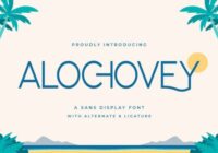 Alochovey Font - Featured Image