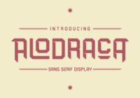 Alodraca Font - Featured Image