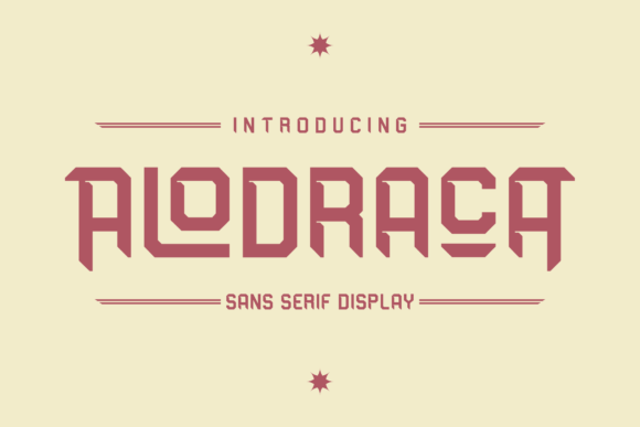 Alodraca Font - Featured Image