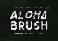 Aloha Brush Font - Featured Image