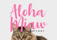 Aloha Miaw Font - Featured Image