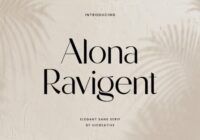 Alona Ravigent Font - Featured Image