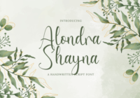 Alondra Shayna Font - Featured Image