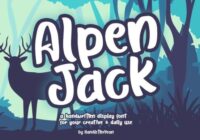 Alpen Jack Font - Featured Image