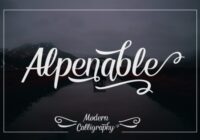 Alpenable Font - Featured Image