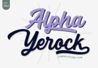 Alpha Yerock Font - Featured Image