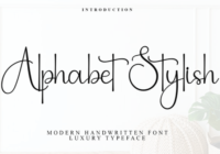 Alphabet Stylish Font - Featured Image