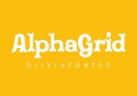 Alphagrid Font - Featured Image