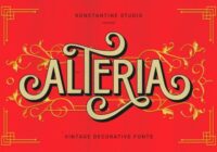 Alteria Font - Featured Image