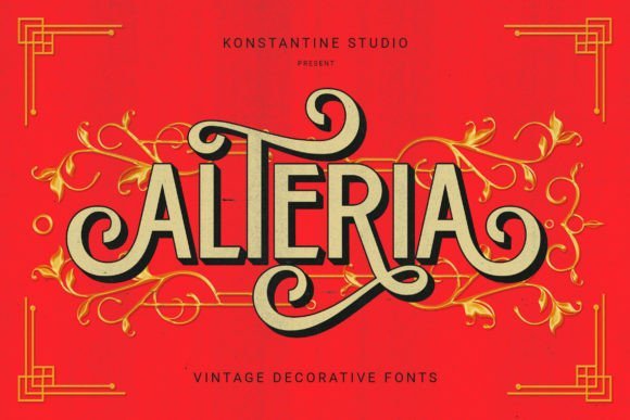 Alteria Font - Featured Image