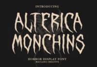 Alterica Monchins Font - Featured Image