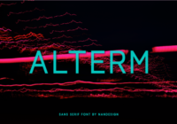 Alterm Font - Featured Image
