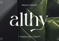 Althy Font - Featured Image