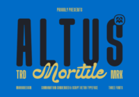 Altus Moritile Font - Featured Image