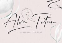 Alva Titan Font - Featured Image