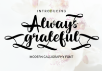 Always Grateful Font - Featured Image