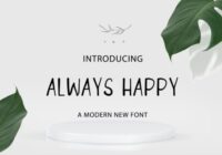 Always Happy Font - Featured Image