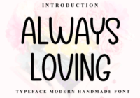 Always Loving Font - Featured Image