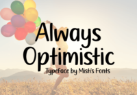 Always Optimistic Font - Featured Image