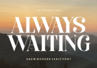 Always Waiting Font - Featured Image
