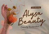 Alysa Beauty Font - Featured Image