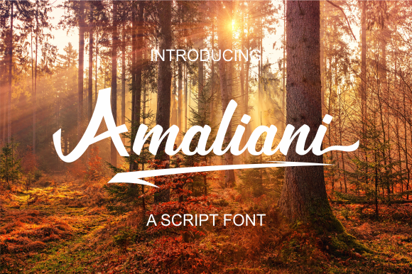 Amaliani Font - Featured Image