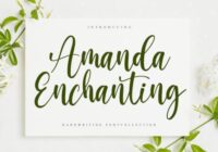 Amanda Enchanting Font - Featured Image