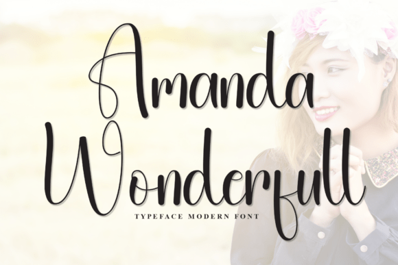 Amanda Wonderfull Font - Featured Image