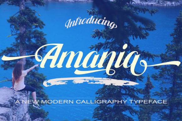 Amania Font - Featured Image