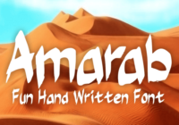 Amarab Font - Featured Image