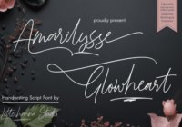 Amarilysse Glowheart Font - Featured Image