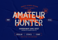 Amateur Hunter Font - Featured Image