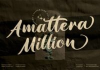 Amattera Million Font - Featured Image