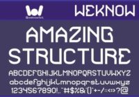 Amazing Structure Font - Featured Image