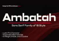 Ambatah Font - Featured Image