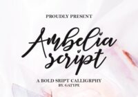 Ambelia Script Font - Featured Image