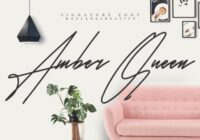 Amber Queen Font - Featured Image