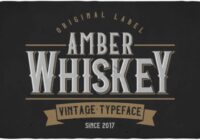 Amber Whiskey Font - Featured Image