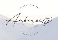 Ambercity Font - Featured Image