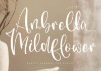 Ambrella Mildflower Font - Featured Image